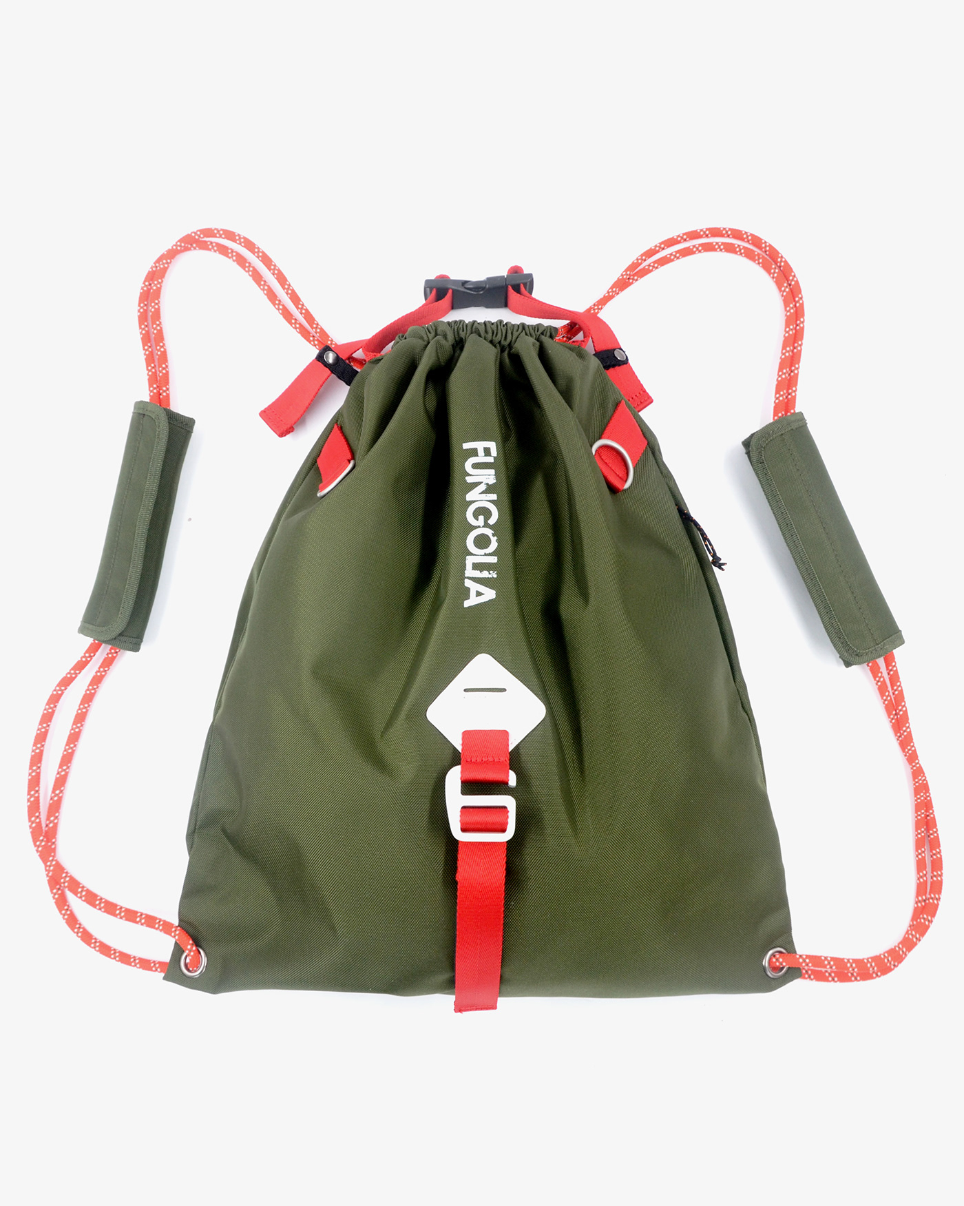 backpack bag drawstring fungolia industrial design  product desgin Travel travel accessories travel bag