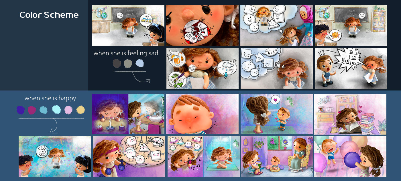 children's book children illustration Character design  Digital Art  Procreate ILLUSTRATION  clay