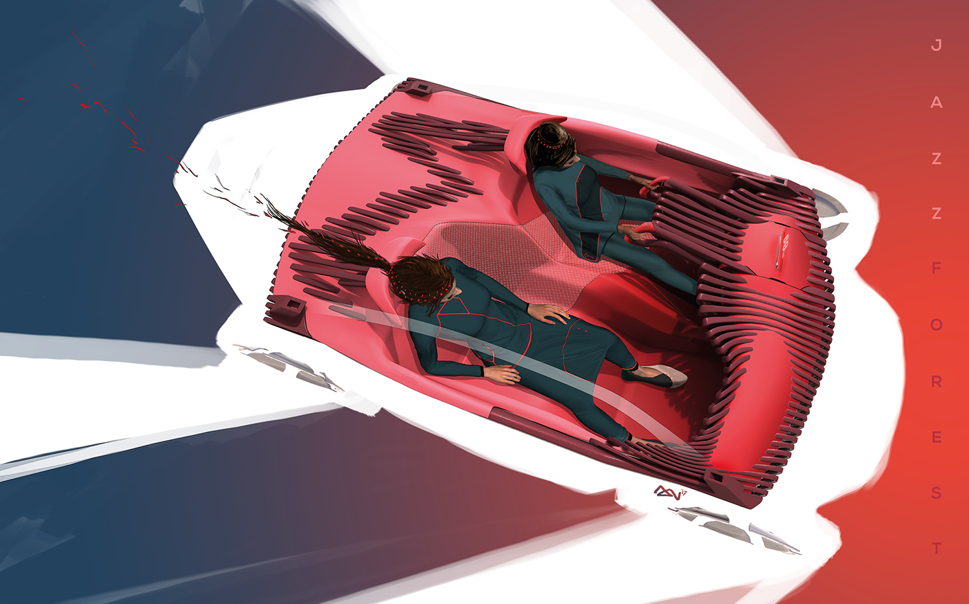 car design Interior design automotive   speedform sculpture experiment sketch rendering music