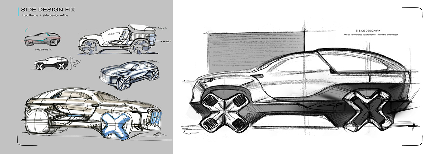 concept car Autonomous car design product design  pick up degree show jeep concept