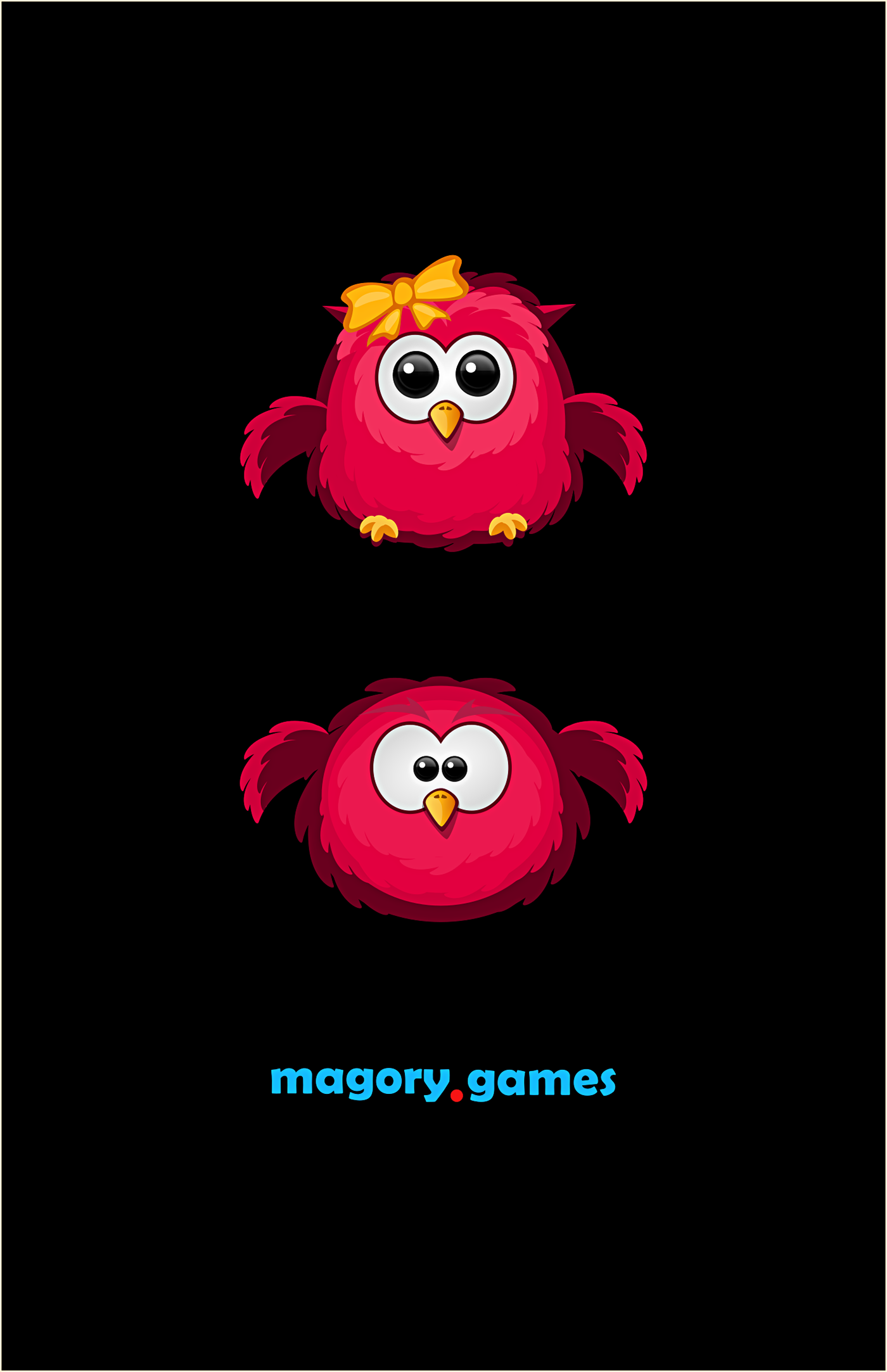 game owl birds Character design 
