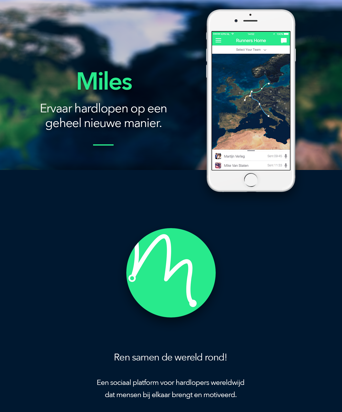 miles app ios running Hardlopen