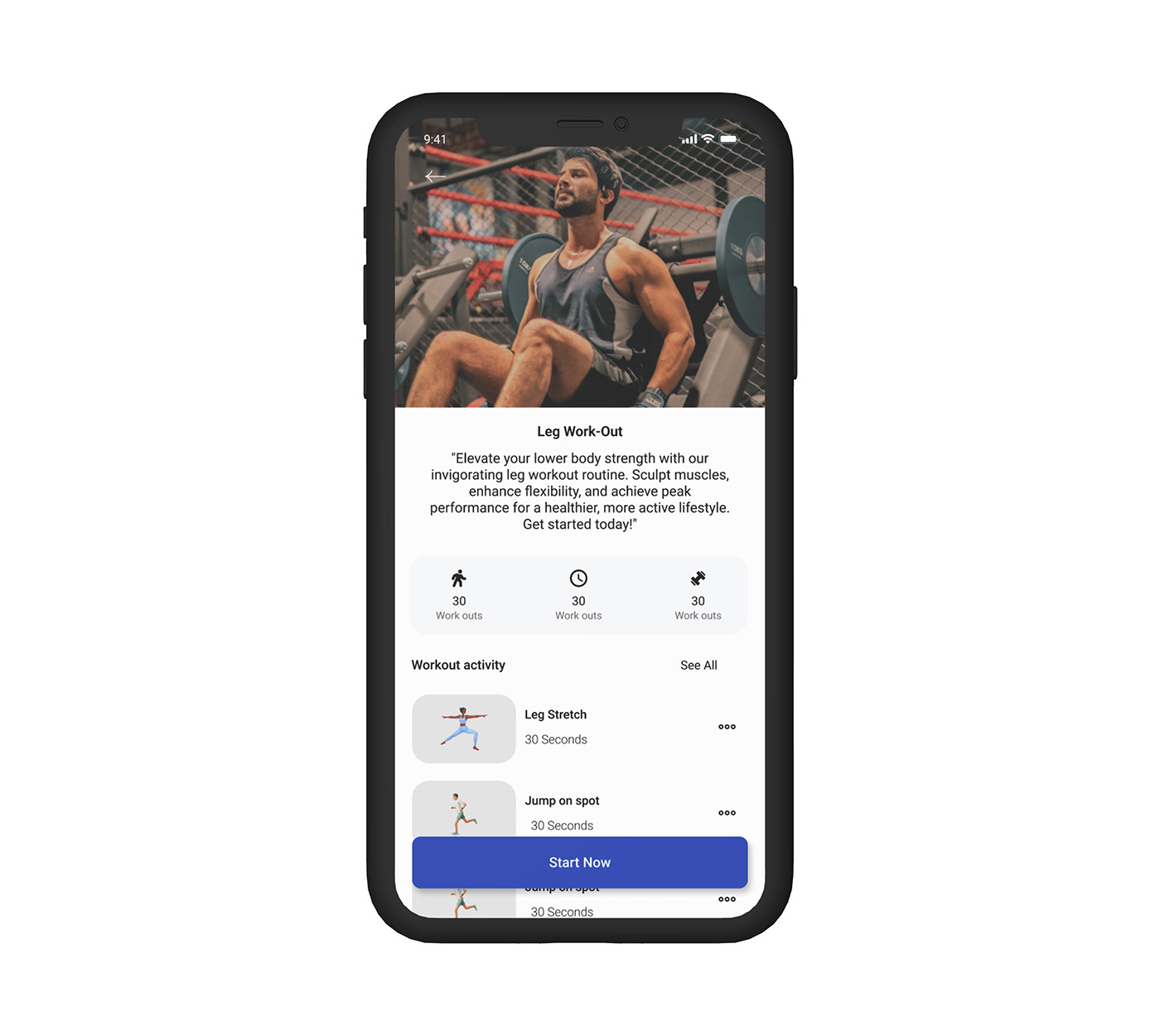 workout fitness app design Figma stay-fit