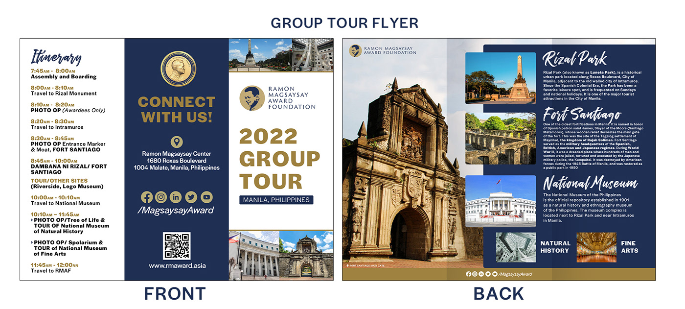 flyer Layout print tourism Travel
