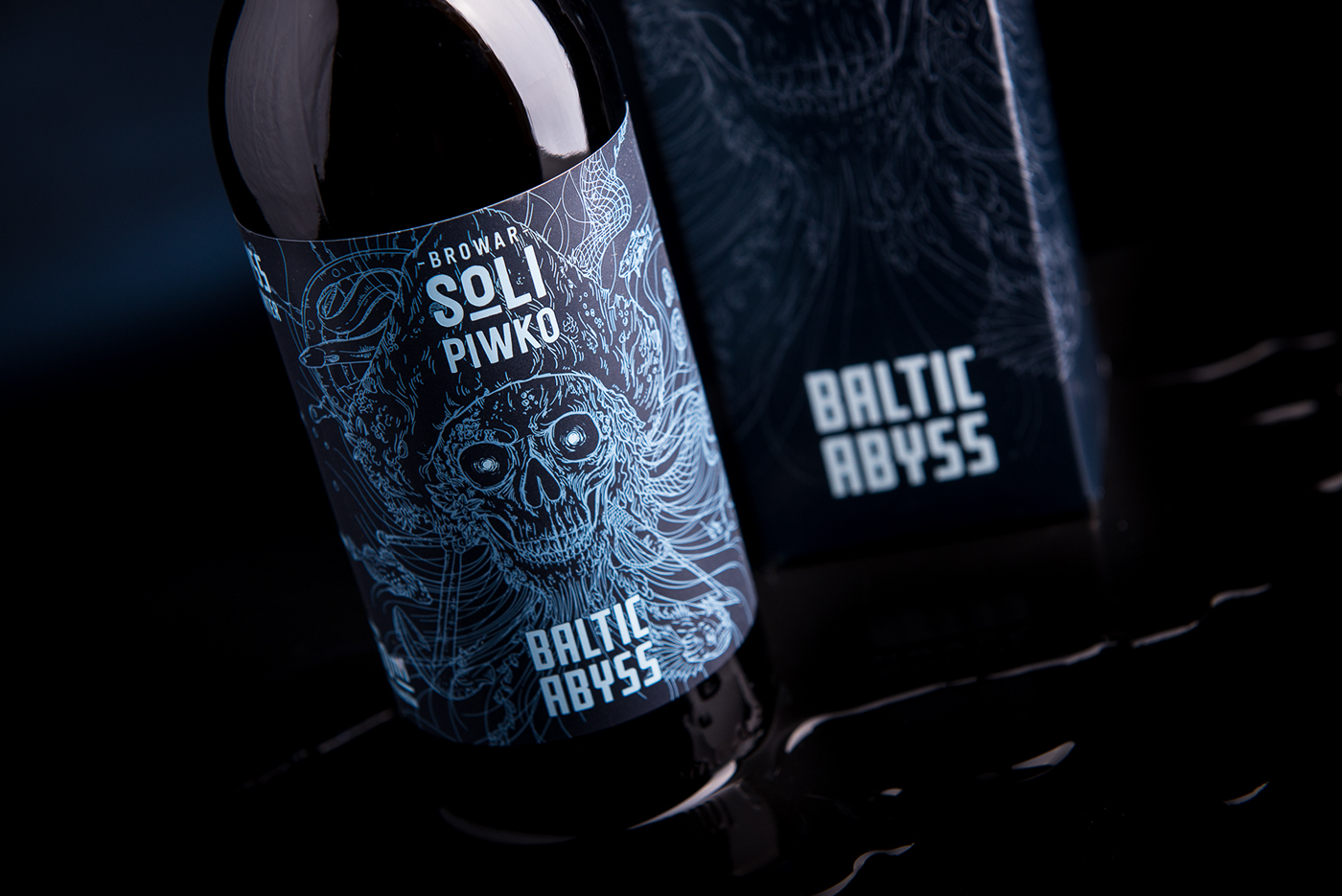 craft beer label design craft brewery baltic abyss solipiwko