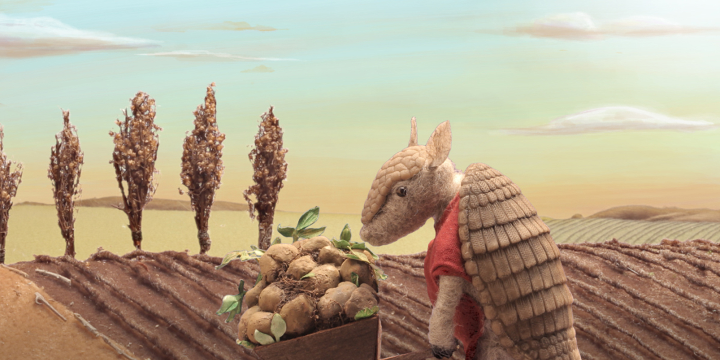 stop motion Needle Felting puppets ebook tale tamandua arcodaci