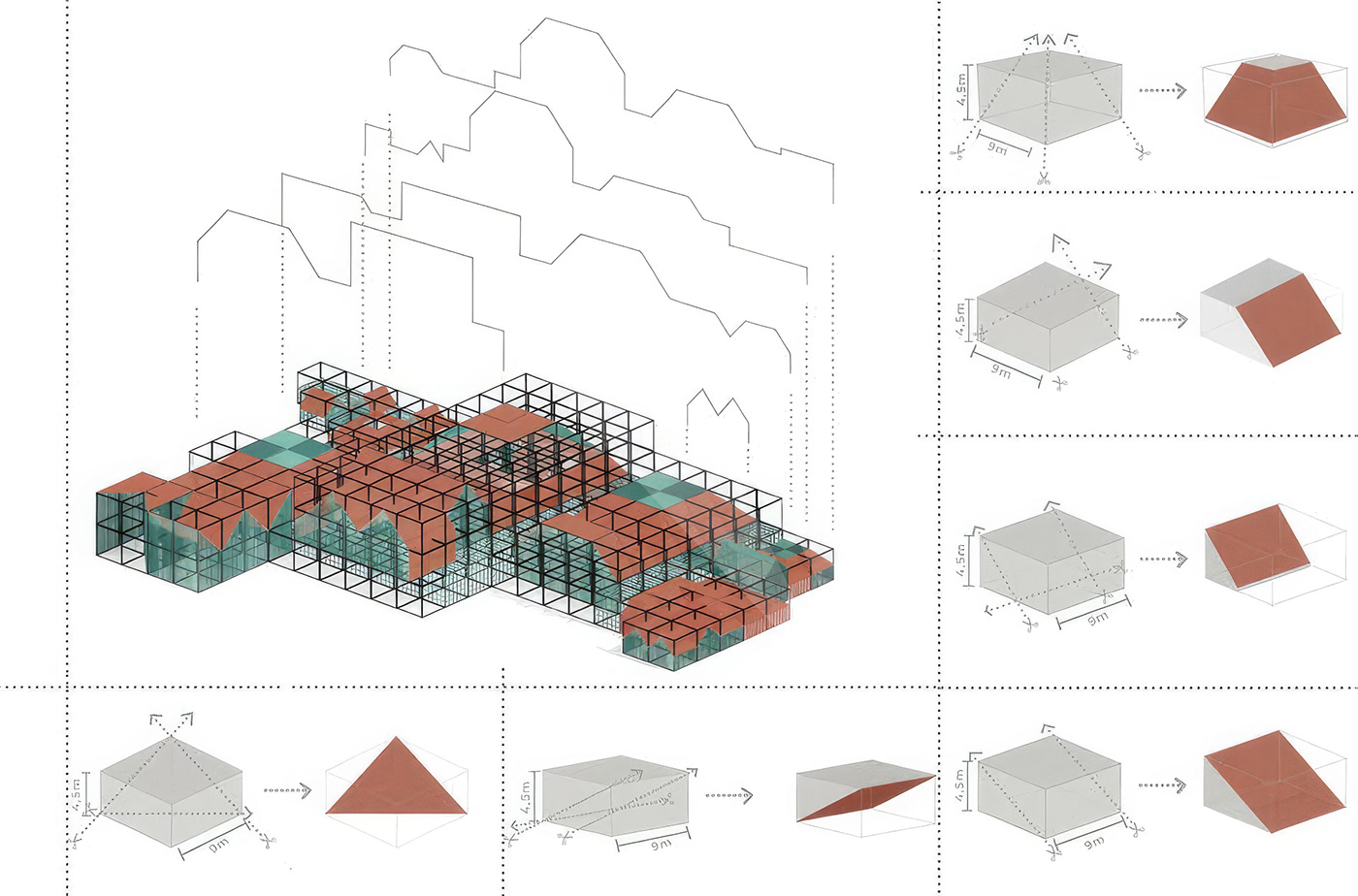 architecture culture Hall Urban Landscape site 3D archviz ILLUSTRATION  Drawing 