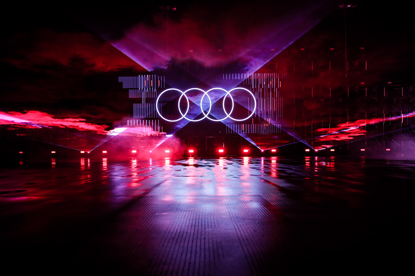 Audi audi sport rs art design Event launch Show Stage Stand