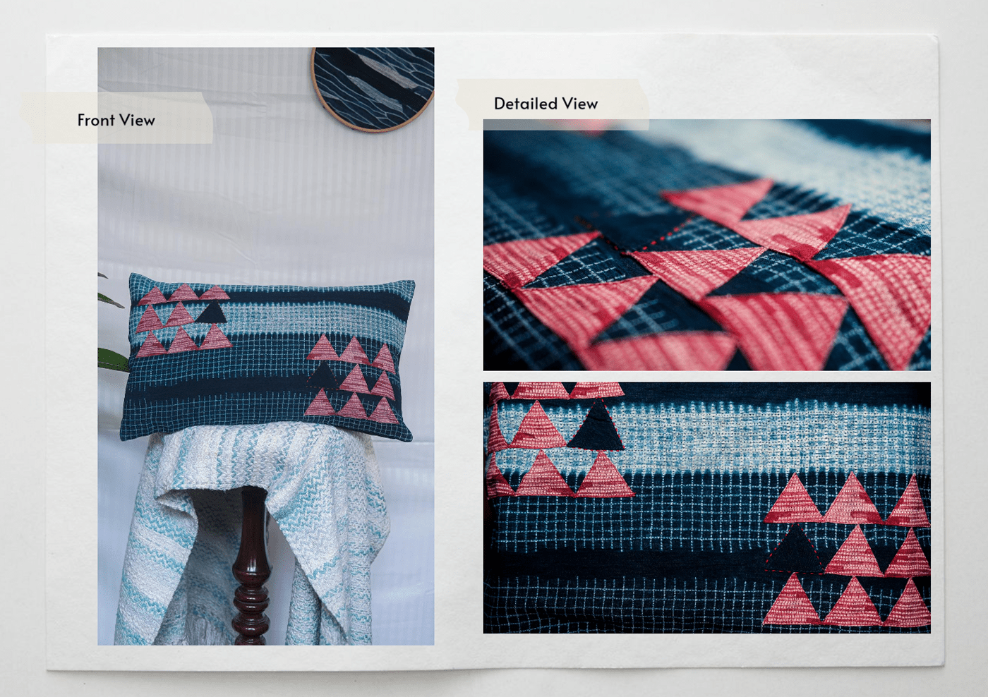 bauhaus FABINDIA geometry graduation project Indigo mura NIFT shibori Textiles tie and dye