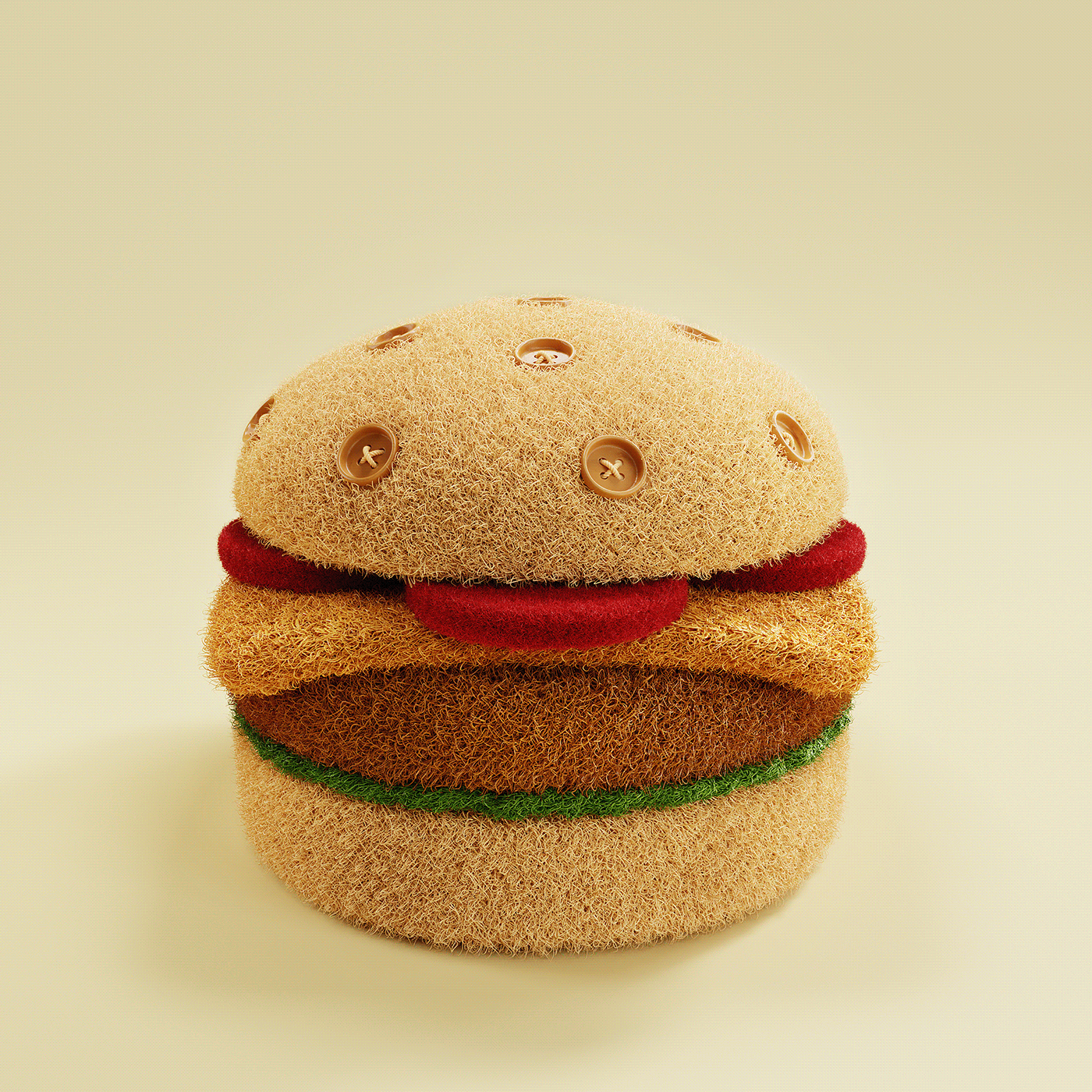 3D 3d food 3d burger blender 3d blender CGI