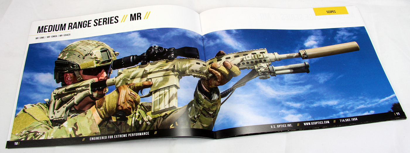 U.S. Us optics Inc catalog design scopes rifle glass product guns Sniper