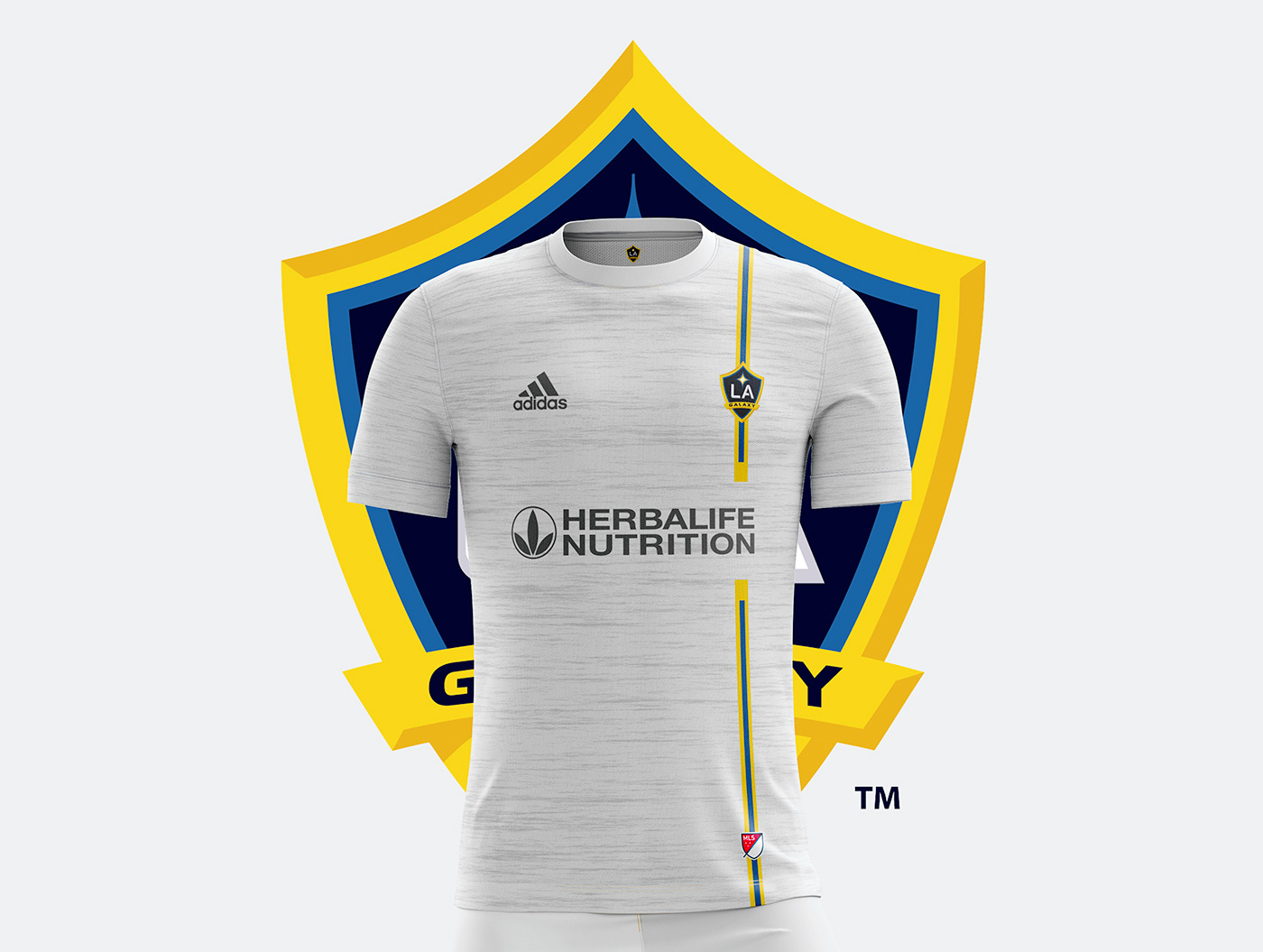 Los Angeles soccer galaxy mls kit jersey kitconcept