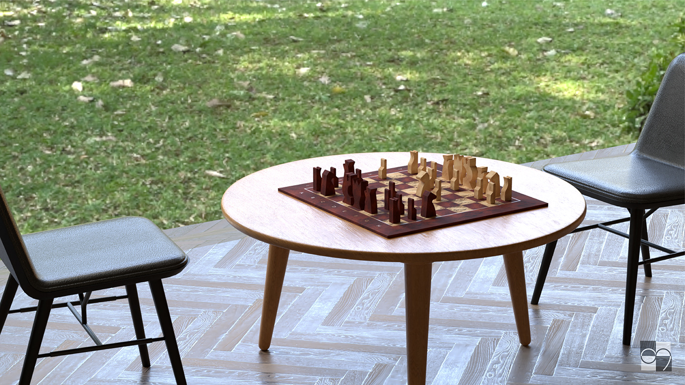 cardboard chess product recycle Render Sustainability upcycle Amazon