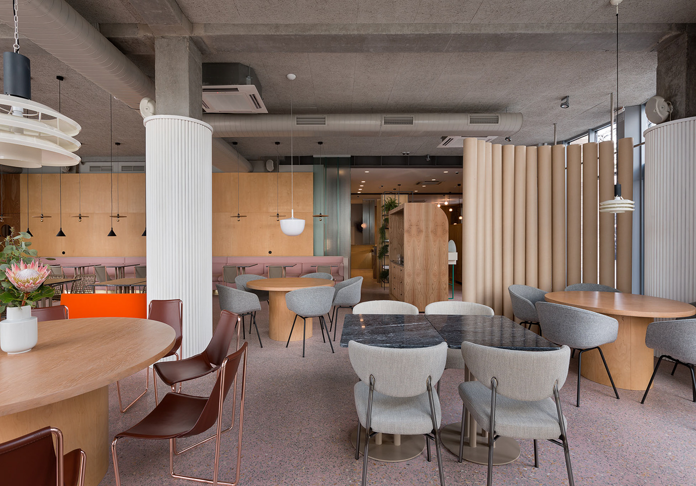 photo restaurant cicada plywood pilkington kiev Kyiv design Interior Australia