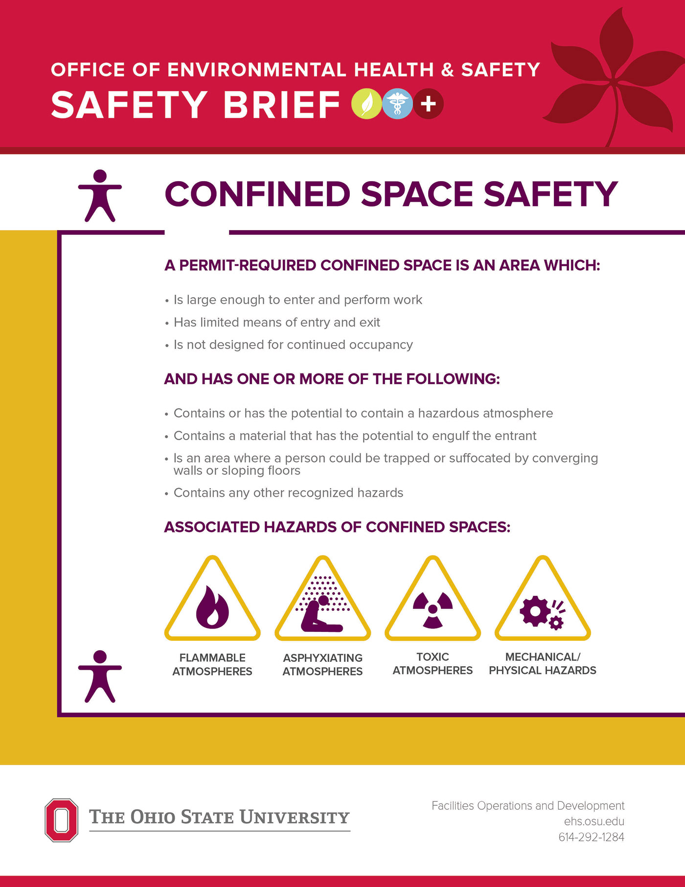 safety adobe InDesign Illustrator ehs osu poster