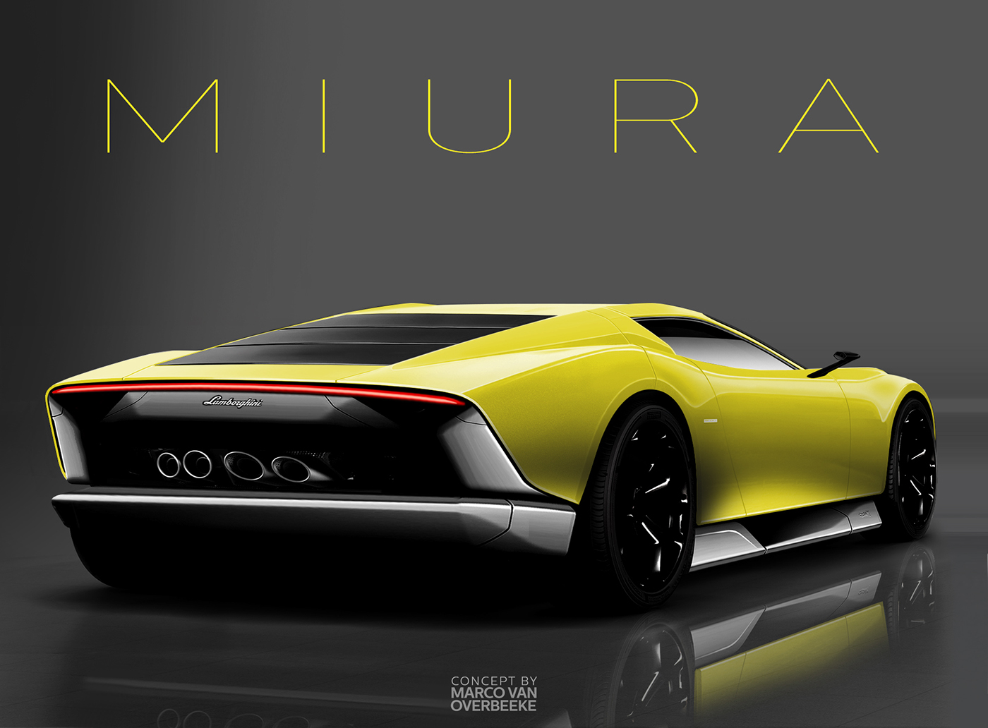 Lamborghini Miura Nuova concept II on Behance