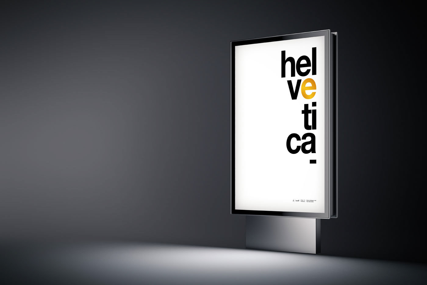 helvetica poster typo expo black Minimalism store elegant Layout modernism