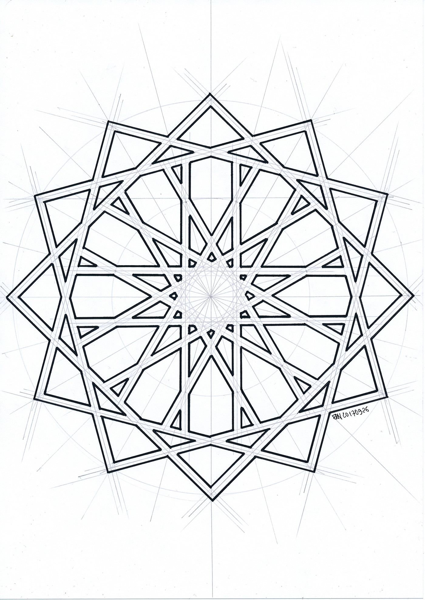 Islamic geometry symmetry design