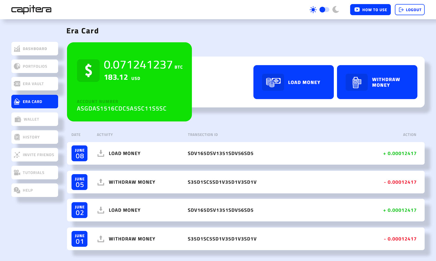 dashboard UI ux UserInterface cryptocurrency digital WALLET money admin iamfaysal