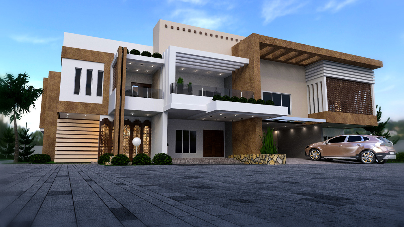 architecture modern architecture 3D Rendering 3d modeling Maya 3ds max rendering mental ray V Ray