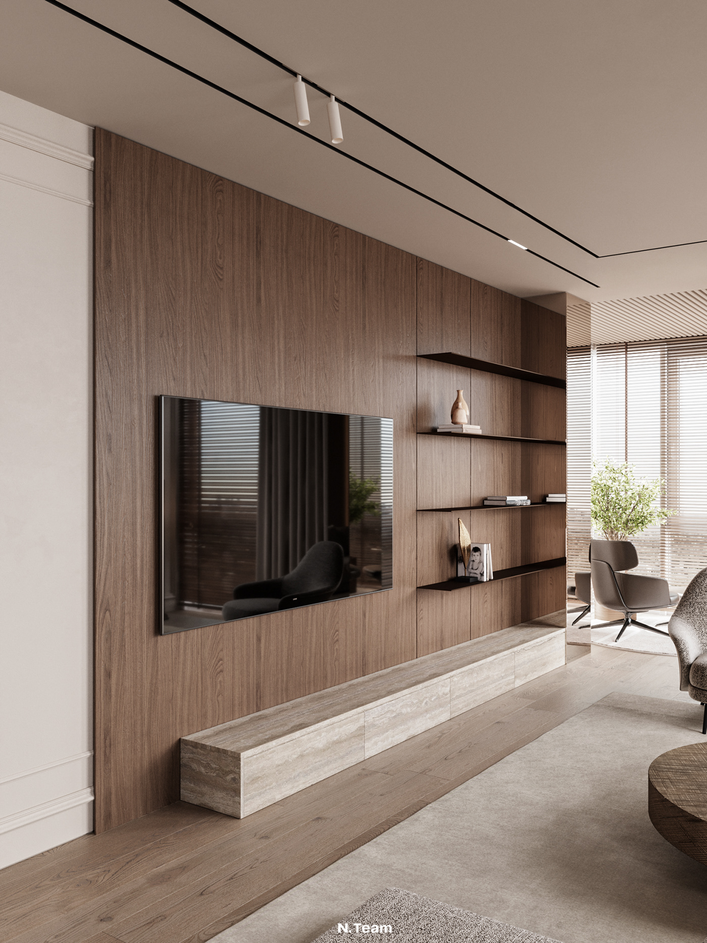 architecture Classic design Interior interior design  living room modern Render Style visualization
