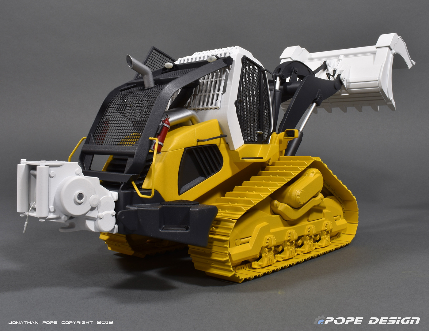 concept concept model Tractor design industrial design  Heavy Equipment bulldozer