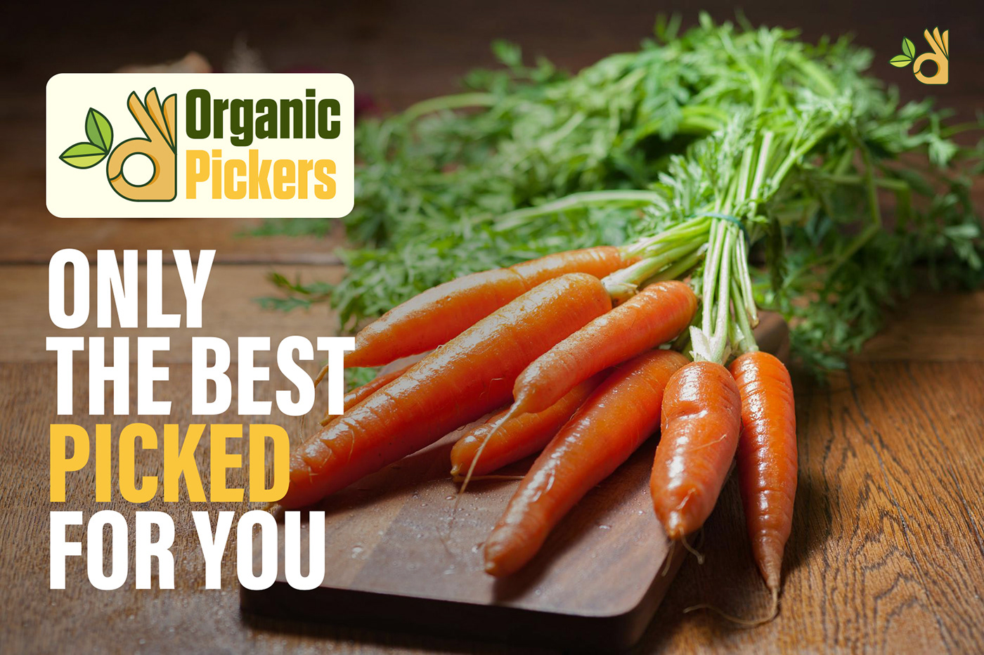 organic vegetables Food  poster logo design Social media post marketing   Advertising  picker