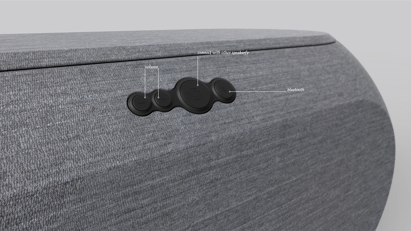 spotify Speakerfy speaker modularity LEGO industrial design  product design  music cozy Savin