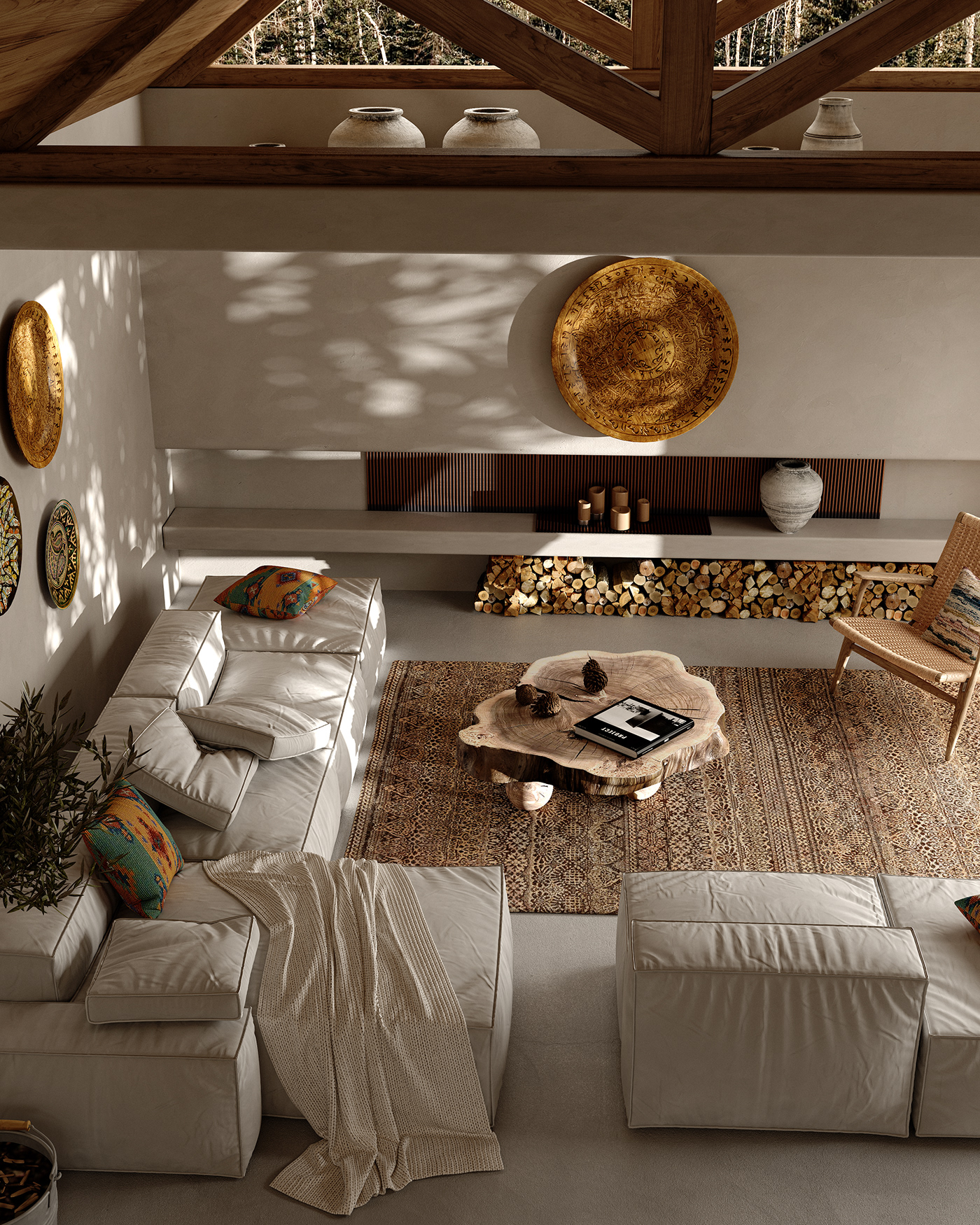 design golden villa house housedesign Interior usa Wabisabi