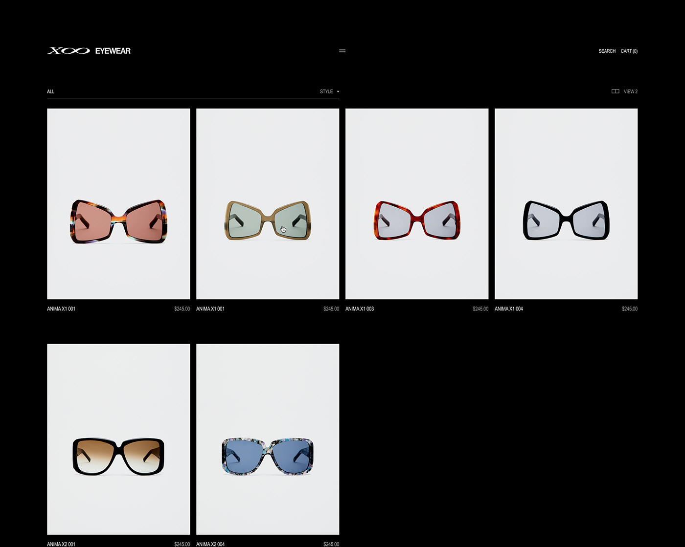Shopify shopify store design e-commerce Ecommerce AWWWARDS shopify experts Shopify website eyewear glasses shopify plus