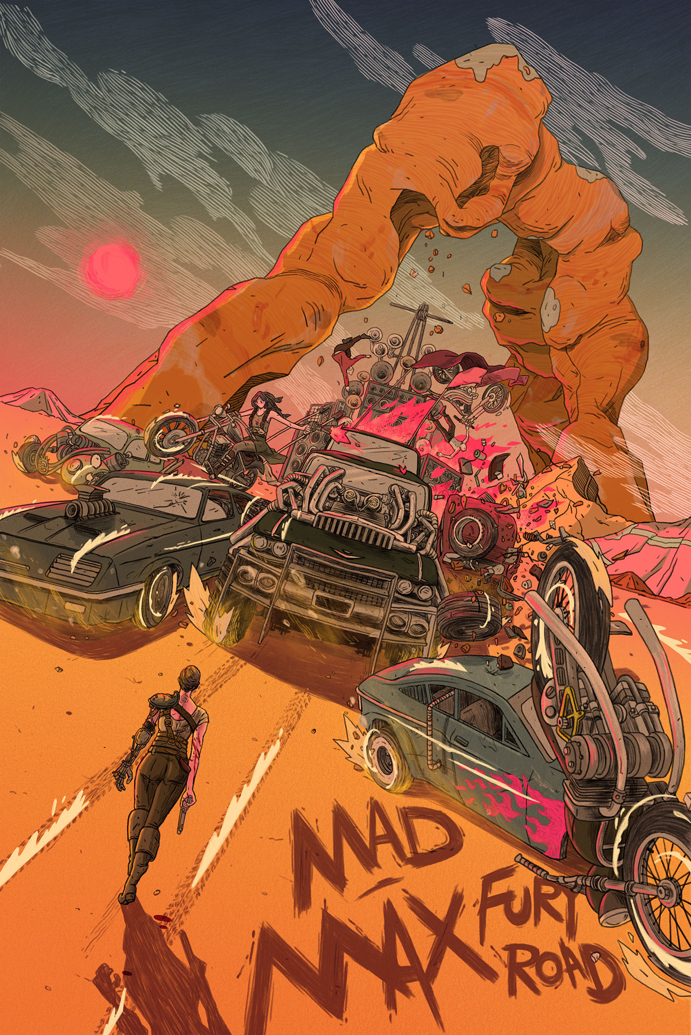 Mad Max Fury Road Poster on Behance