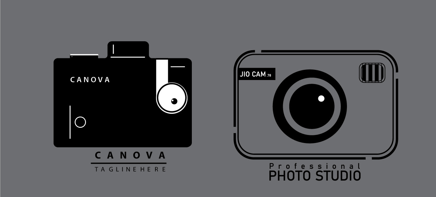 brand identity camera logo design Logo Design logos minimalist logo vector
