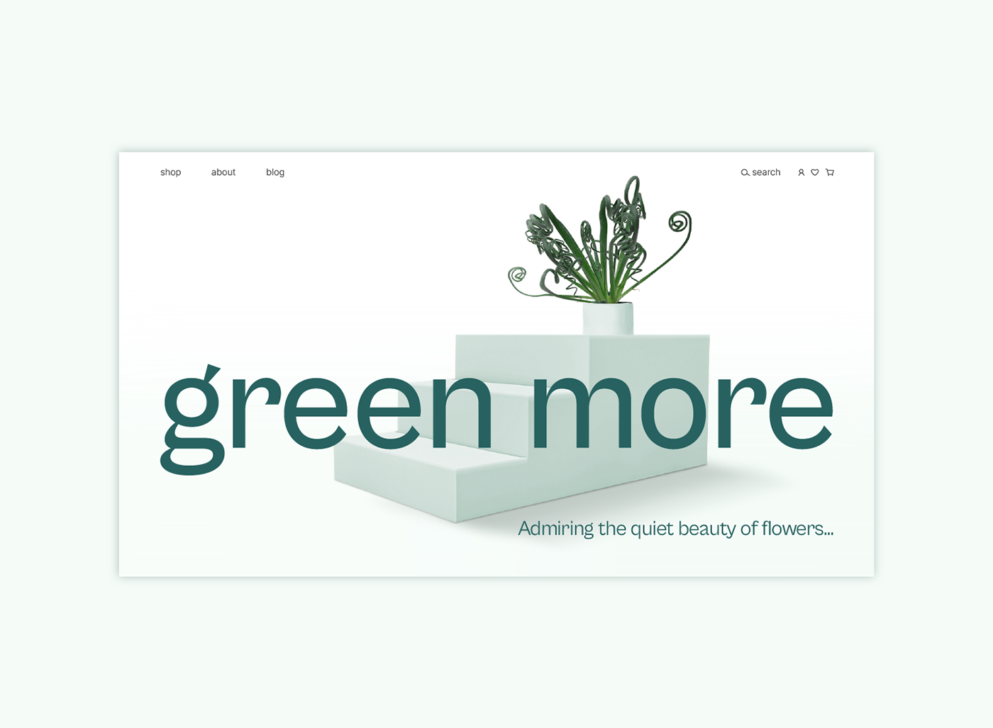 The logo and corporate identity of a houseplant shop.