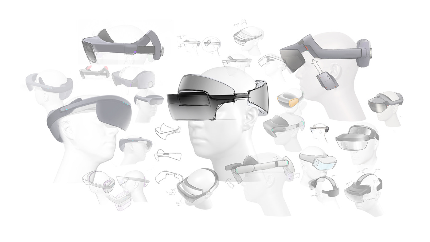 glasses augmented reality goggles Mixed Reality virtual Technology lightweight Helmet extended reality professional tools