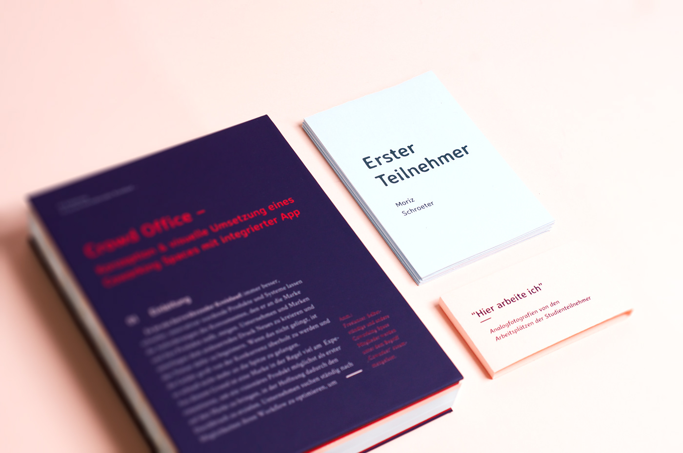 thesis bachelor book branding  logo hardcover Layout corporate faden