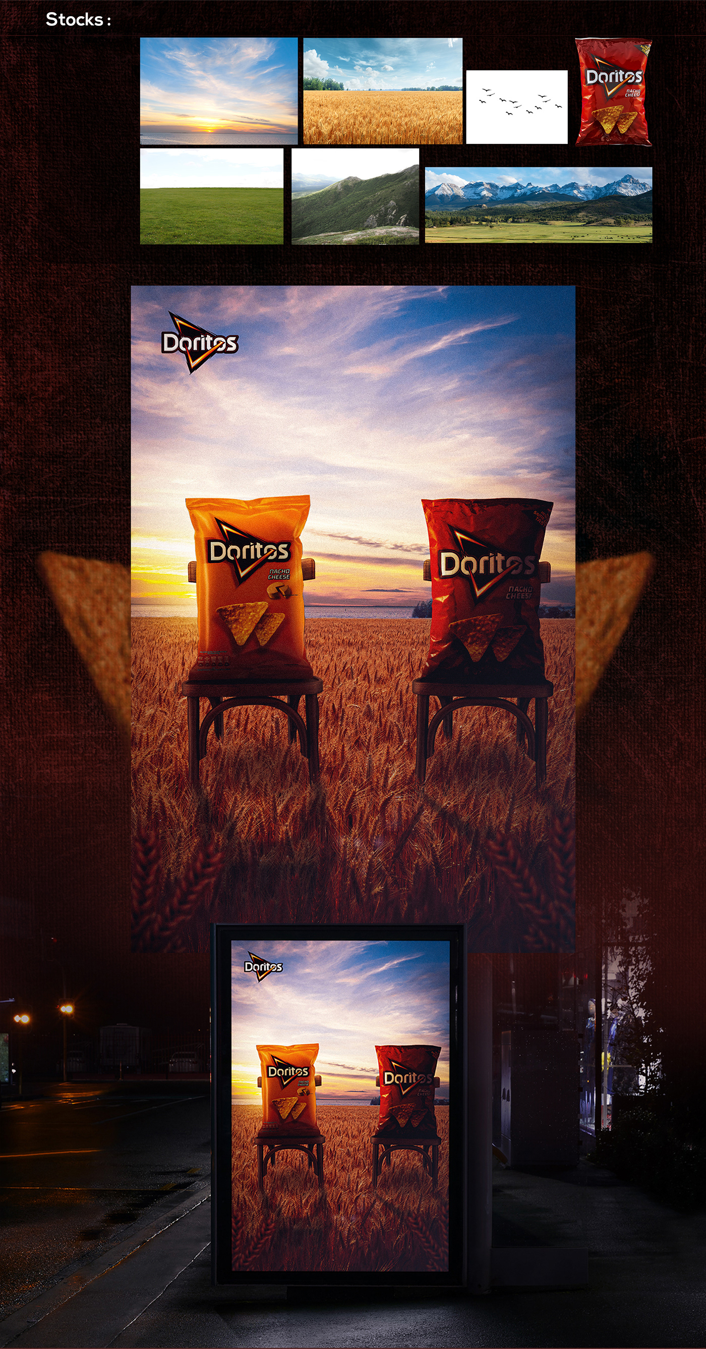 Advertising  doritos Editing  manipulation photoshop retoucher retouching  social media Social Media Design