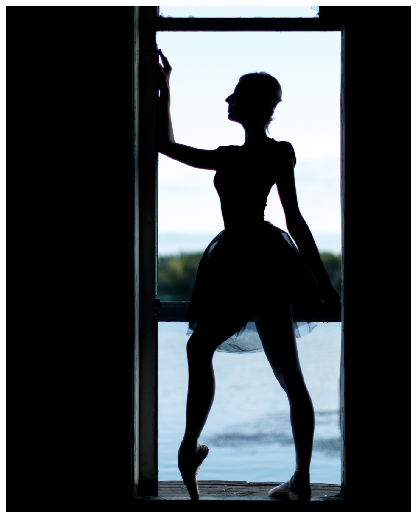 ballet DANCE   pointes legs Sunrise Flowers river beauty ikashirin