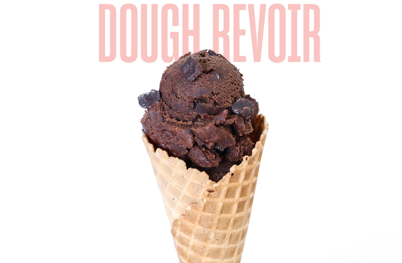 Cookie Dough pink dessert branding  Indulgence cookie Provo utah Fun typography  