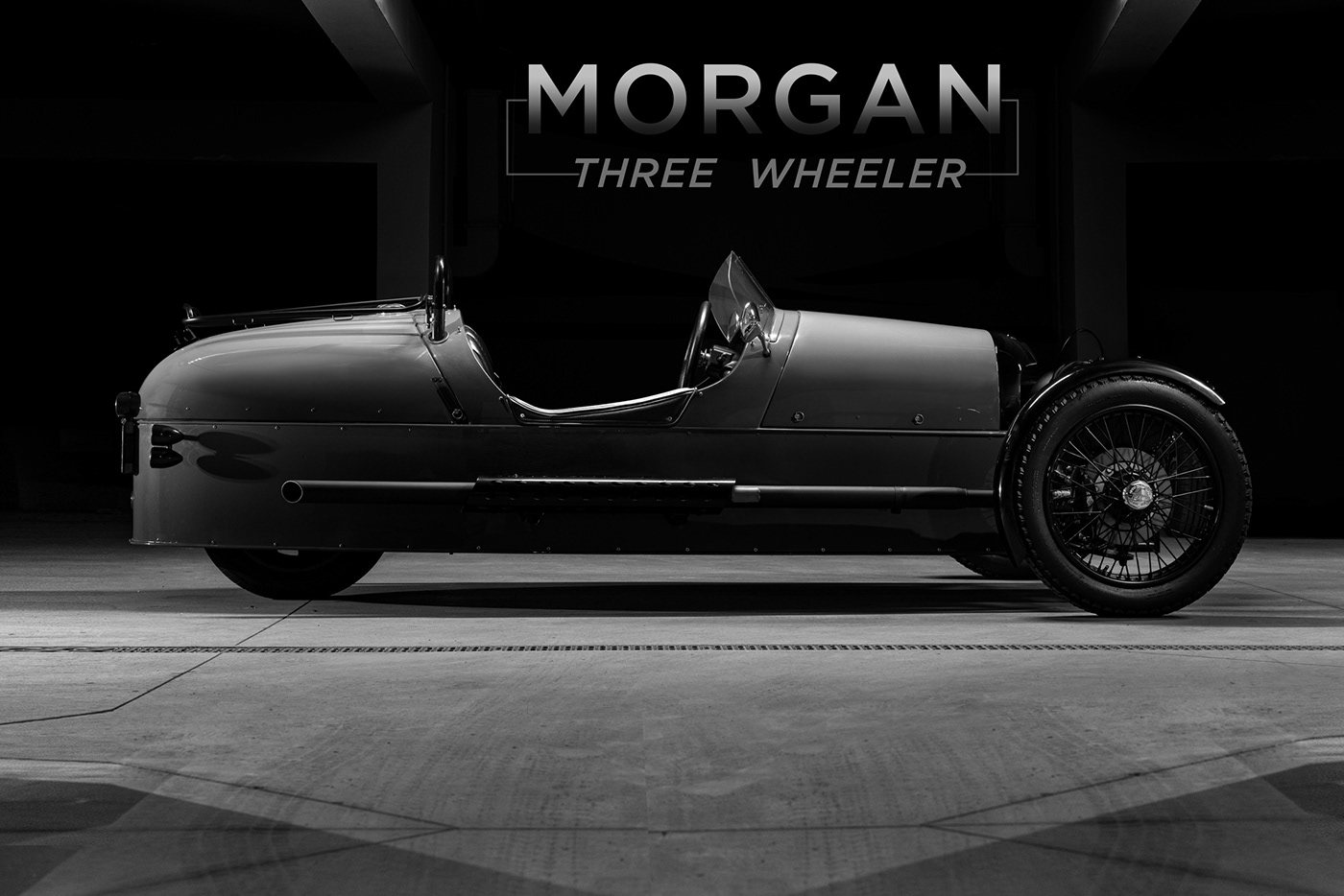 car car photography details garage morgan retouching  three wheeler vintage vintage car