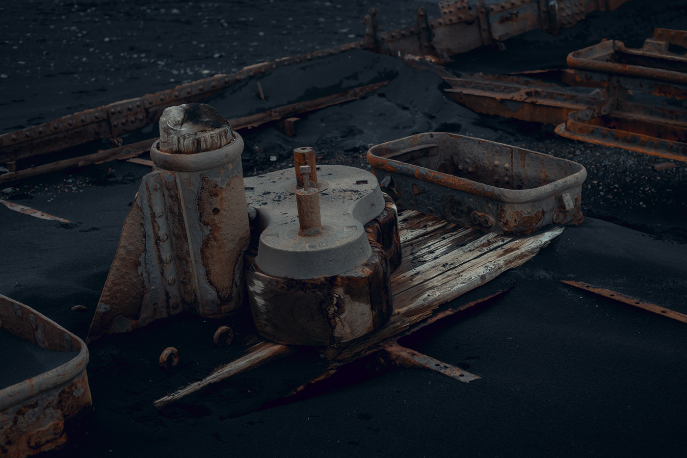 abandoned cinematic cinematography dark iceland Landscape lost ship storytelling   wreck
