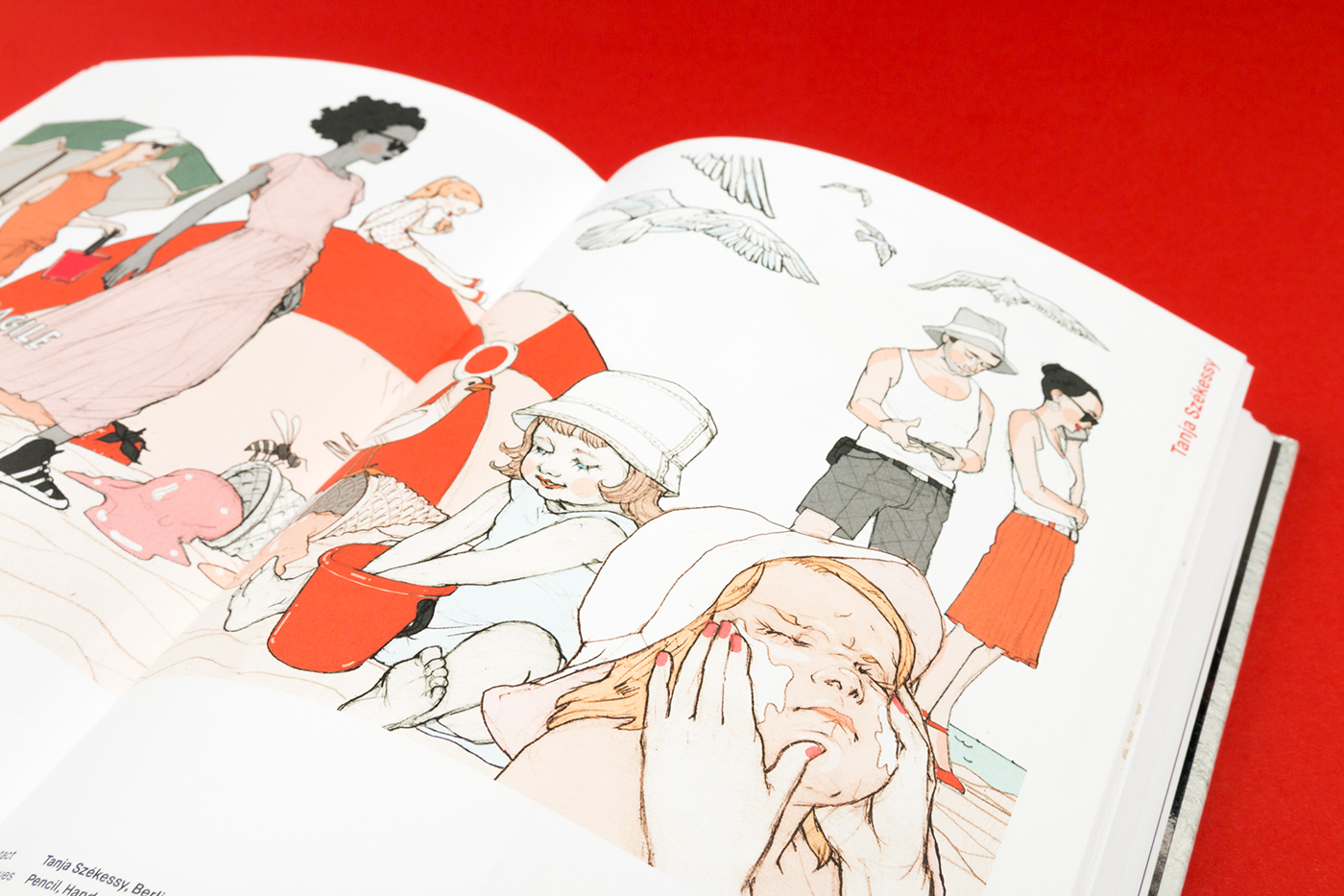 Freistil freistil 6 book illustrators ILLUSTRATION  editorial design  editorial Buchgestaltung Illustrator buch