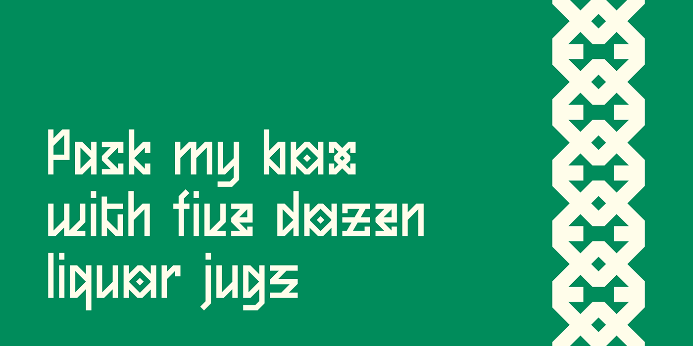 Anatolia Ancient decorative font mono font rounded type Typeface typography   unicase