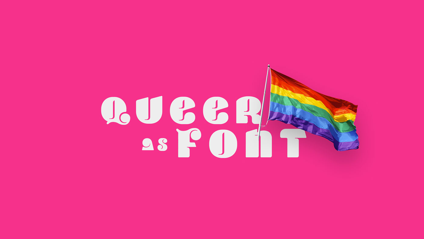 LGBTQ+ gay TRANS type Design Ativista social design activist deisng colorfull Display Adobe Portfolio