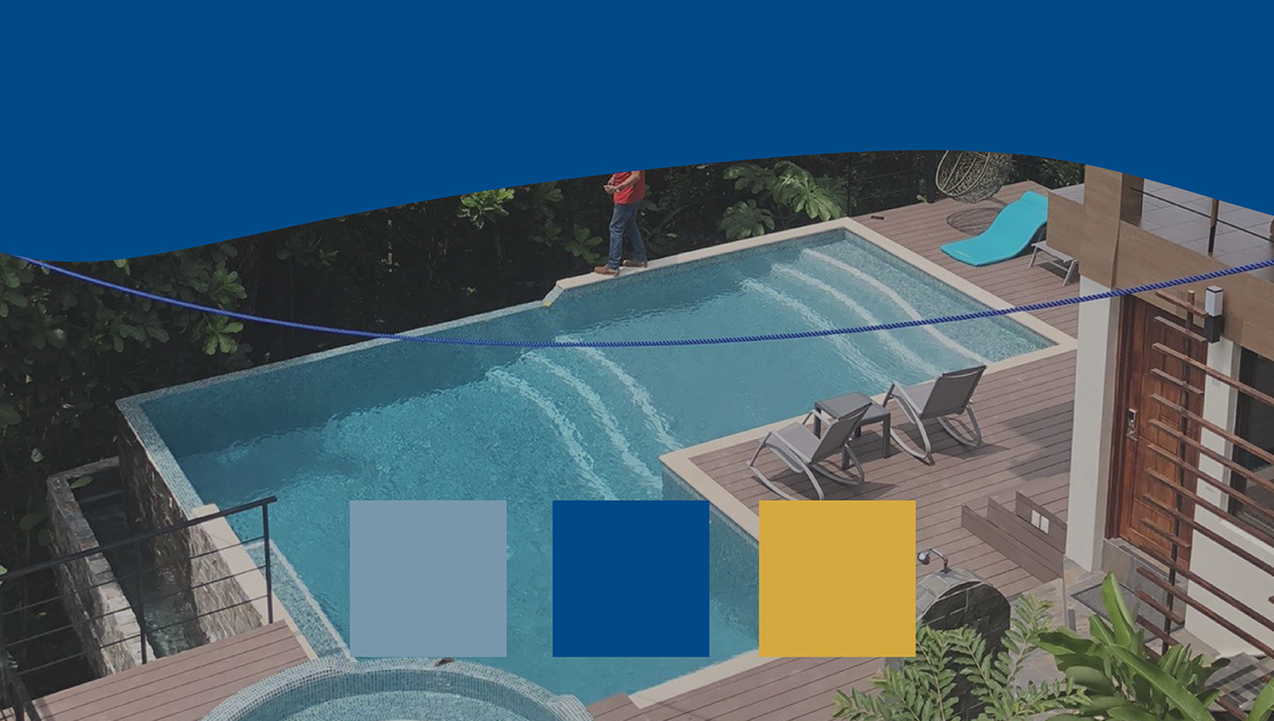 Logo Design logos brand identity AZUL marca Dolphin Logo piscinas identidade visual diseño gráfico blue