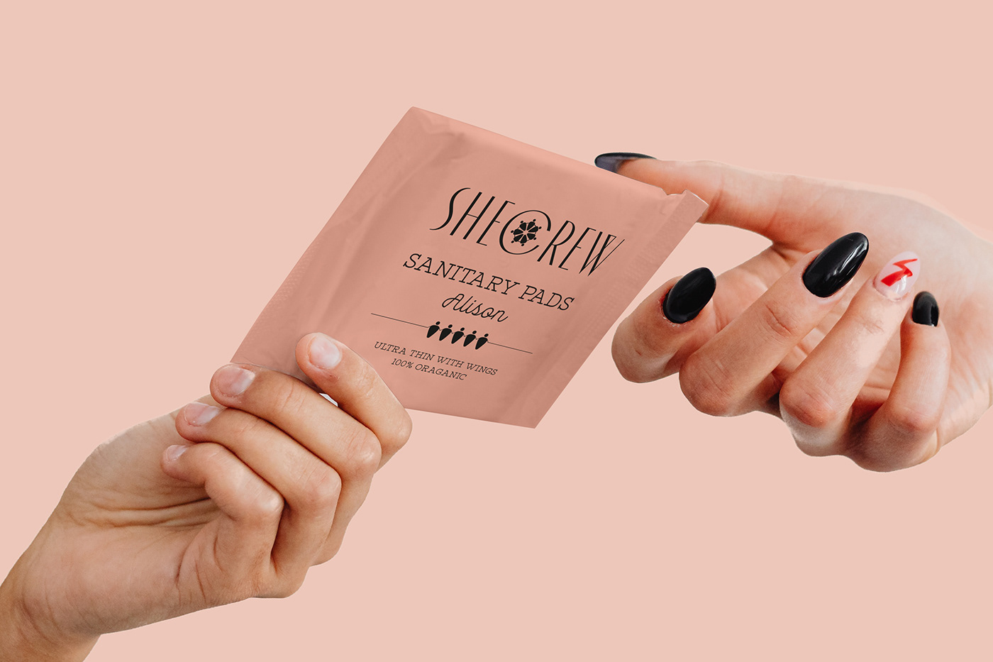 beauty branding  cosmetics logo Packaging sanitary tampon hygiene brand identity