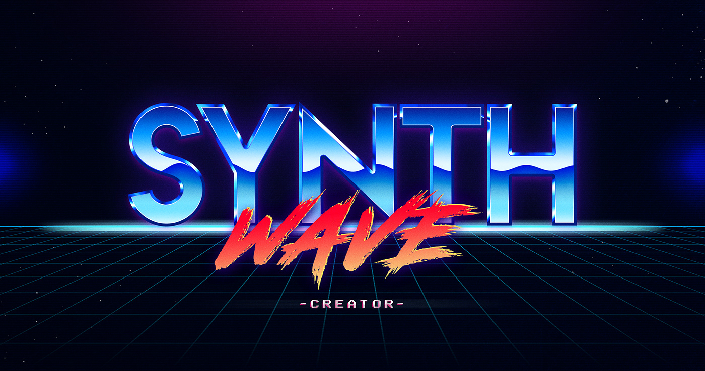 Retro creator 80s 80's syntwave retro wave retro vibe retro futuristic