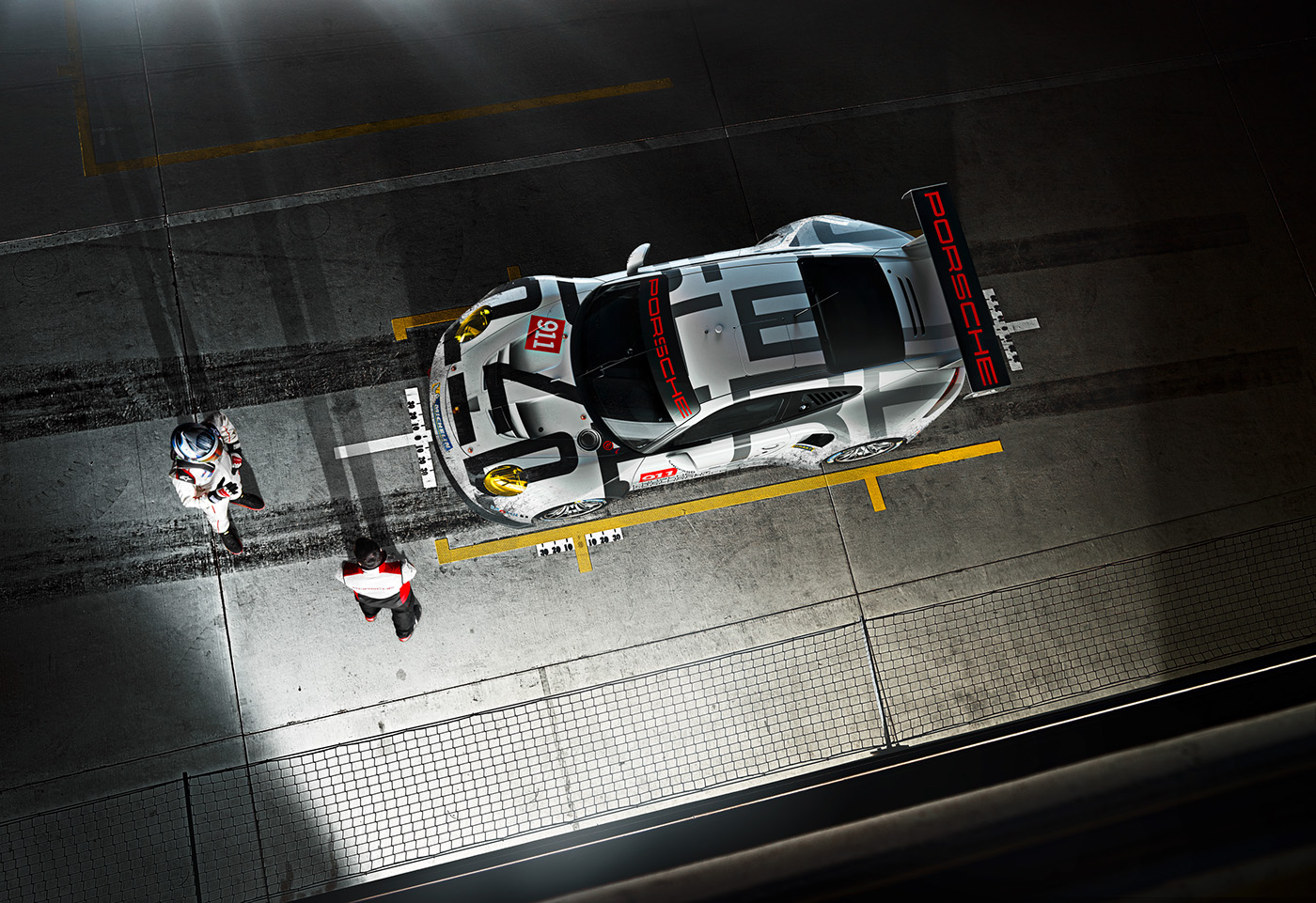 Porsche Frank Kayser Racing Motorsport car automobile lmp le mans RSR wec race CGI