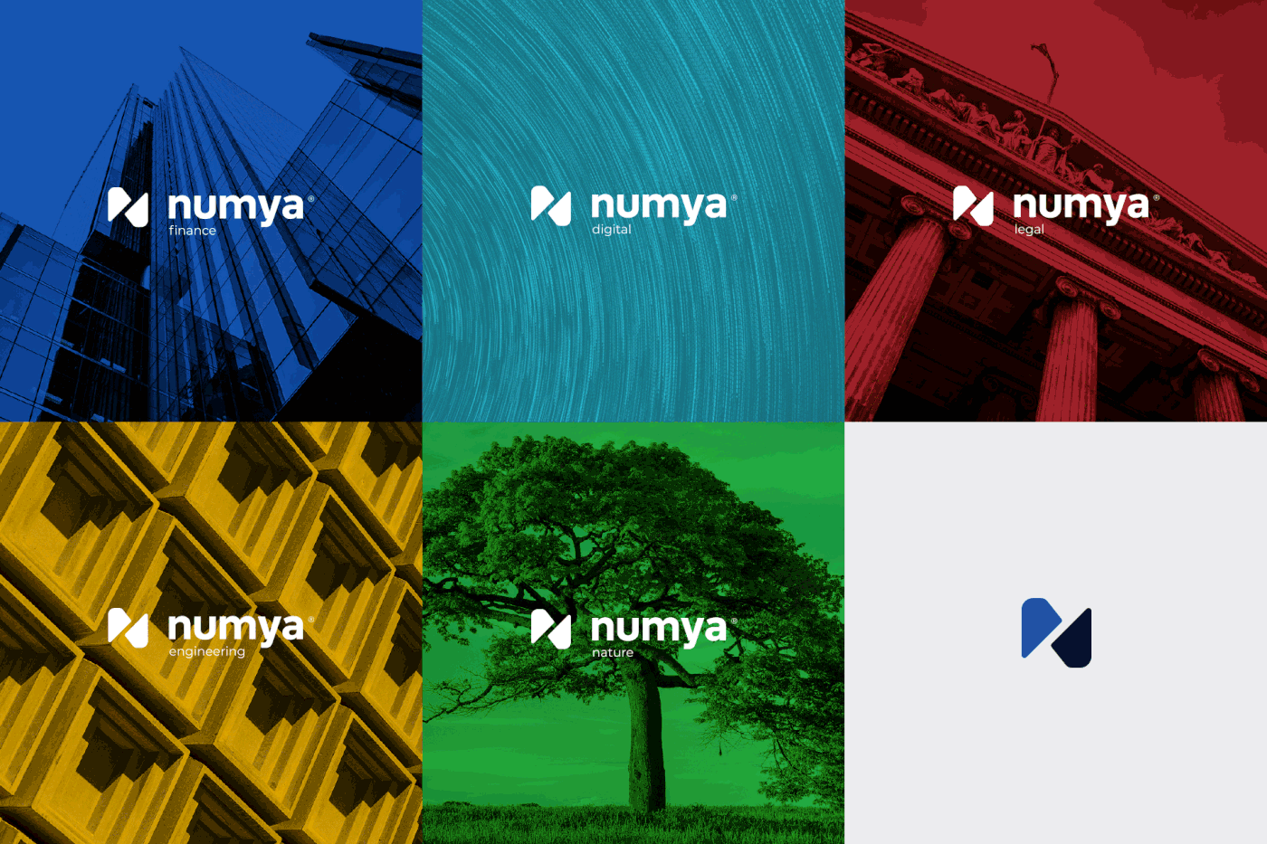brand finance Nature legal digital Engineering  corporate network numya Logo Design