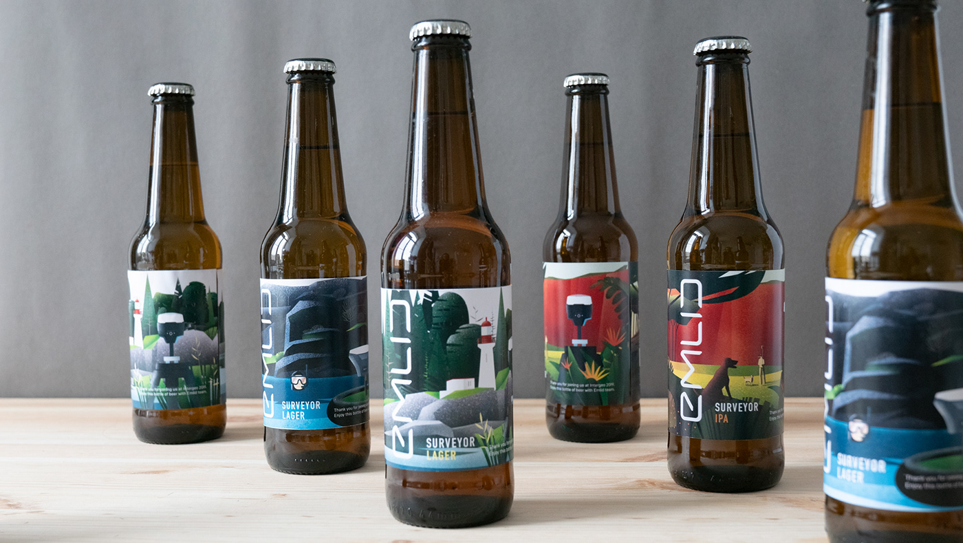 beer Label craft beer Bier label design etiquette illustrated label bottle biere speciale