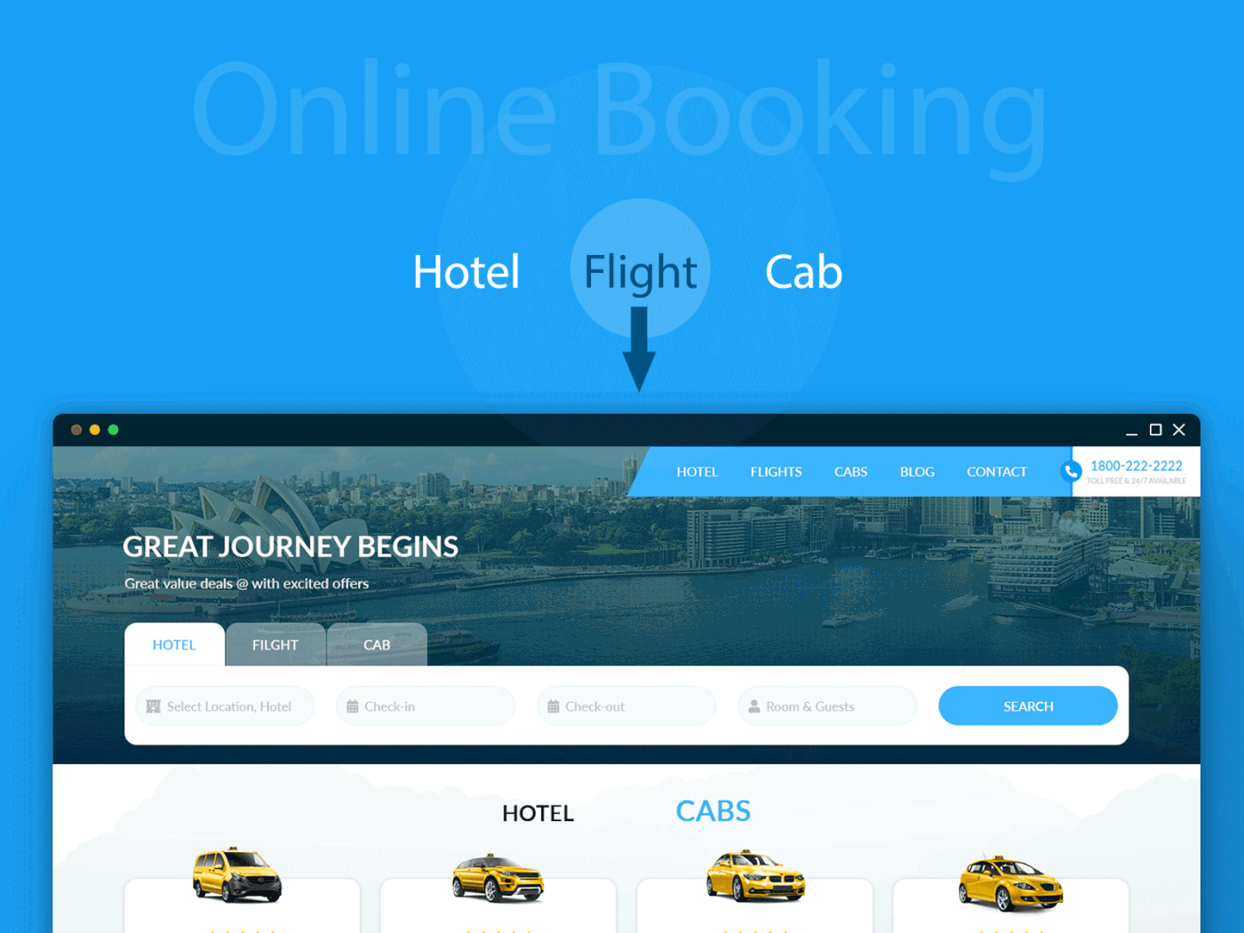 Booking creative layout design hotel booking Interaction design  Online Booking Travel Travel Website UI user interface